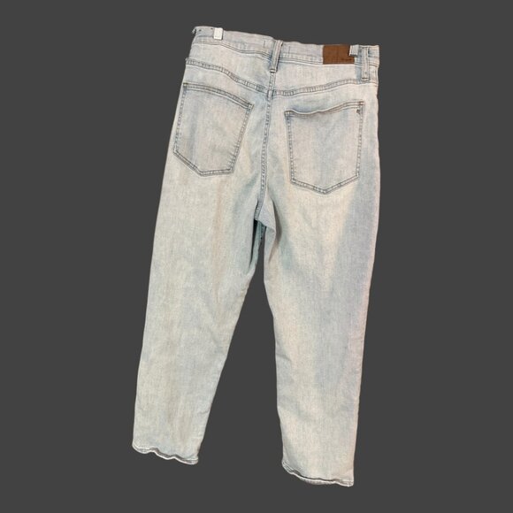 Madewell The Perfect Vintage Straight Jean High Rise Light Wash Size 31 NF107 - Picture 3 of 5